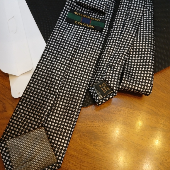 Alexander Julian Colours Tie.  HANG - Picture 2 of 2